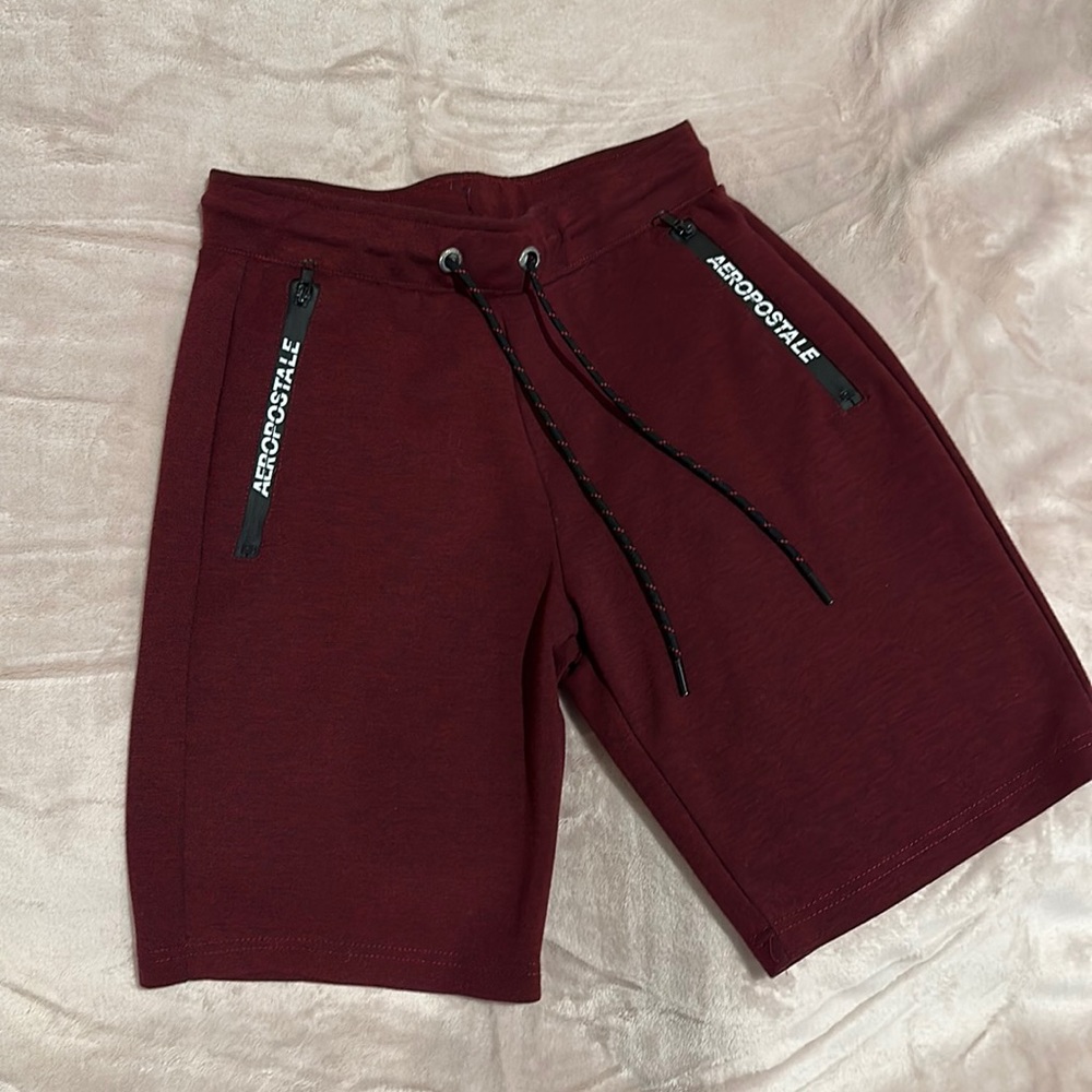 Aeropostale Mens' Air Softspun Tech Fleece Shorts.